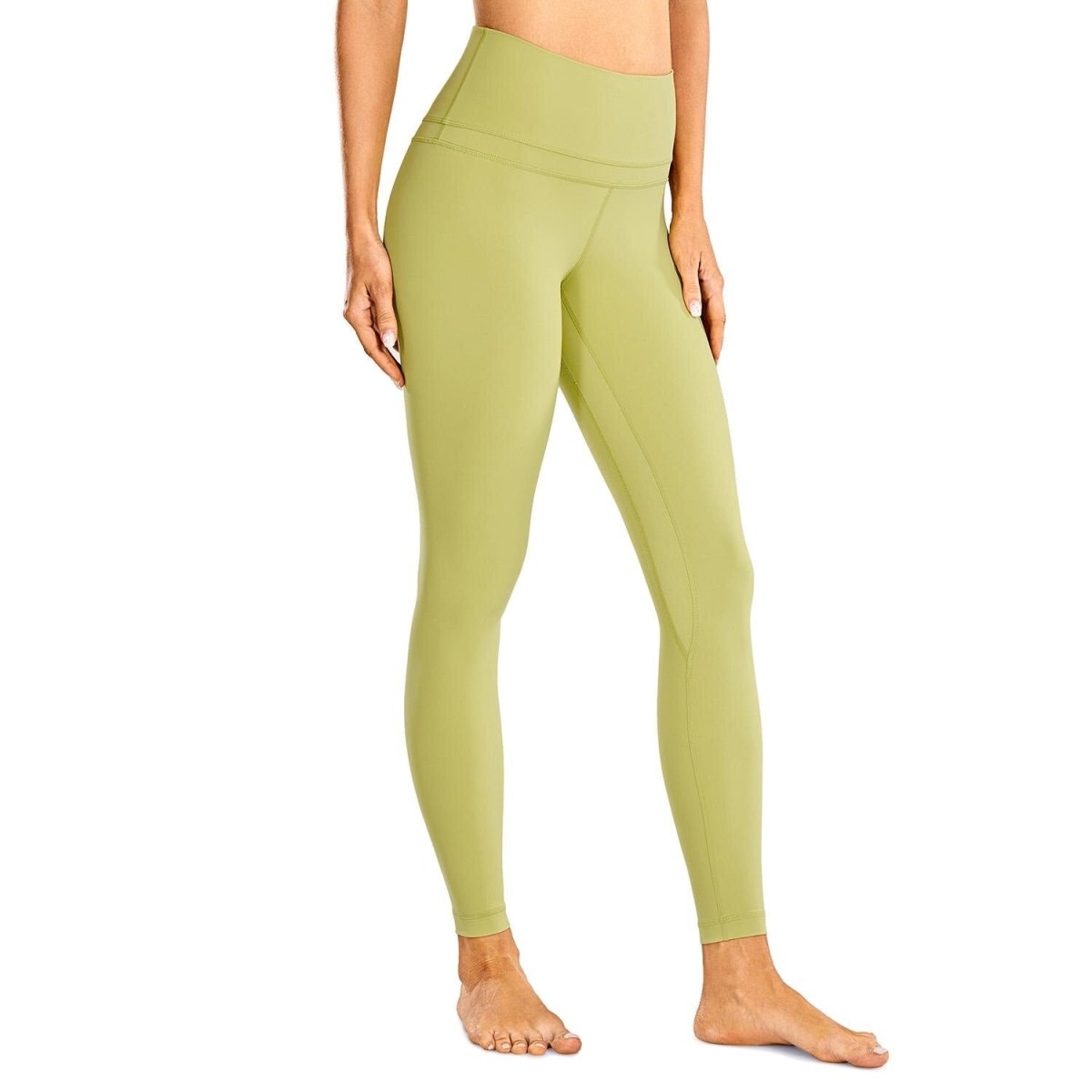 Leggings de sport confortable taille haute "CRZ-Yoga - R009" - Jaune / XXS | Planète Rando