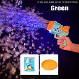 Machine à bulles de savon / fusée à 69 trous pour enfant "Bazooka - Bubble Gun" - Vert / 29 trous | Planète Rando