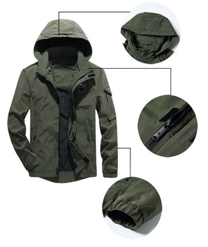 Manteau imperméable à capuche pour homme "CHAIFENKO - New adventure" - Planète Rando