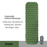 Matelas de couchage gonflable et ultra-léger 500g R 1.8 "Naturehike - NH19Z032-P" - Vert foncé / Matelas | Planète Rando