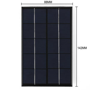 Mini-panneau solaire ultra-léger USB 5W / 5V "Luxuglow - Solar panel" - | Planète Rando