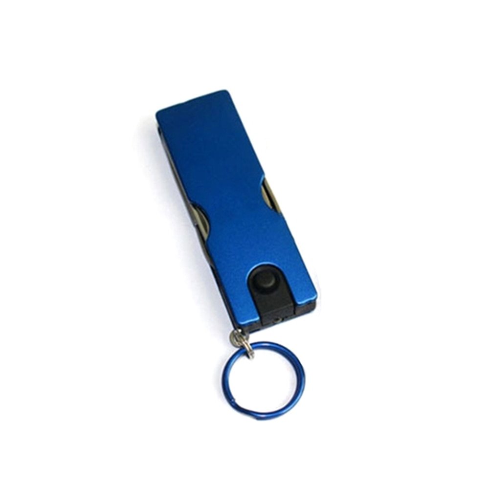 Mini porte-clé EDC multifonctions pour la randonnée & bushcraft "Panda Outdoor - XHW24" - Bleu | Planète Rando