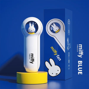 Mini-ventilateur portable et pliable avec chargeur USB et lumière "Miffy - MF04" - | Planète Rando