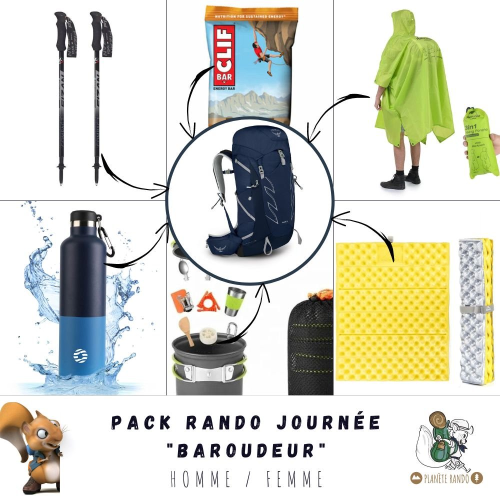 Pack rando journée "Baroudeur" - | Planète Rando