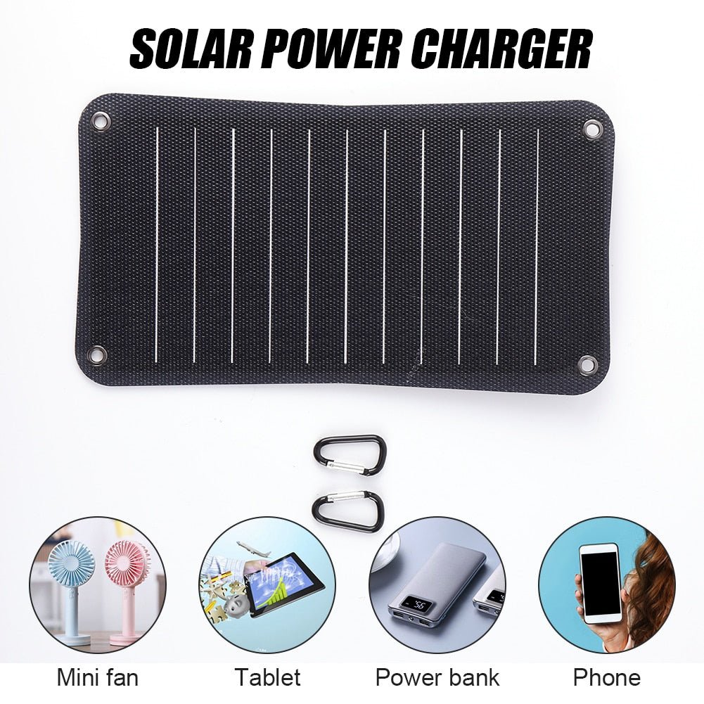 Panneau solaire / chargeur de batterie pour téléphone portable 10W 5V "Sunpower - ETFE" - | Planète Rando