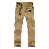 Pantalon de randonnée 2 en 1 à séchage rapide pour homme "NUONKEO - PN10" - Khaki / XL | Planète Rando