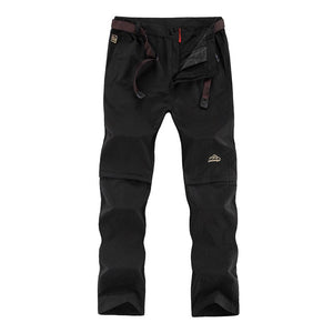 Pantalon de randonnée 2 en 1 à séchage rapide pour homme "NUONKEO - PN10" - Noir / XL | Planète Rando