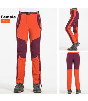 Pantalon de trekking Soft-shell polaire pour femme "LNGXO – JNP02B" - | Planète Rando