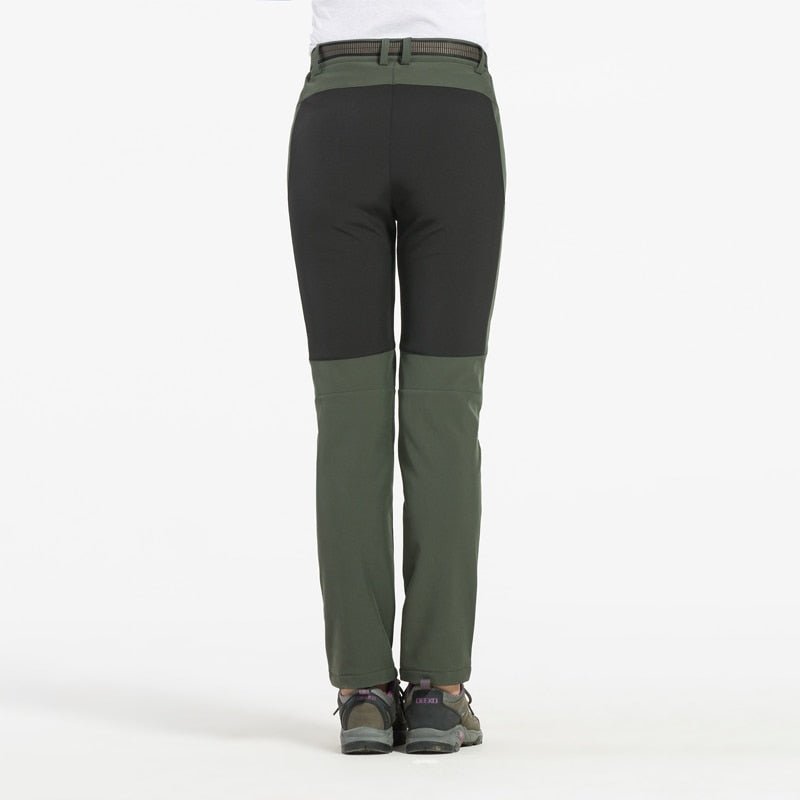 Pantalon de trekking Soft-shell polaire pour femme "LNGXO – JNP02B" - | Planète Rando