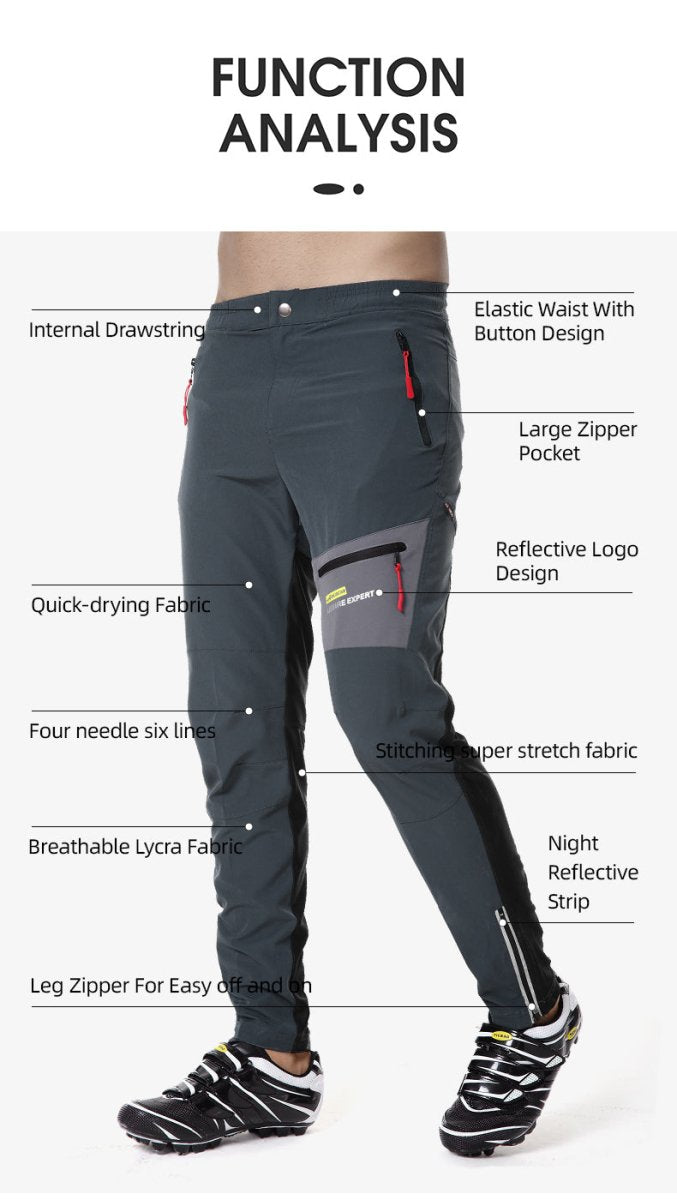 Pantalon de vélo élastique, respirant et souple "Aacacia - Leisure Expert" - | Planète Rando