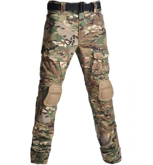 Pantalon tactique avec genouillères "HAN WILD - G2 Pants" - CP Camouflage / 40 | Planète Rando