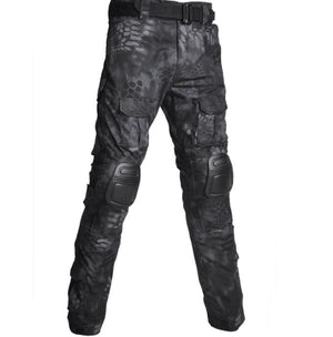 Pantalon tactique avec genouillères "HAN WILD - G2 Pants" - Black python / 28 | Planète Rando