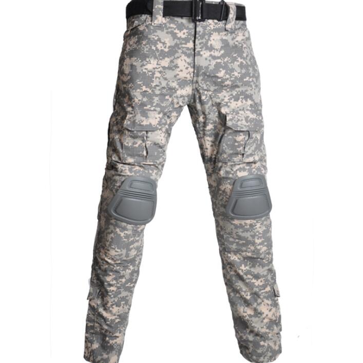 Pantalon tactique avec genouillères "HAN WILD - G2 Pants" - ACU Camouflage / 28 | Planète Rando