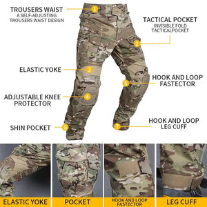 Pantalon tactique militaire pour homme "Tactical unit - G3" - Planète Rando