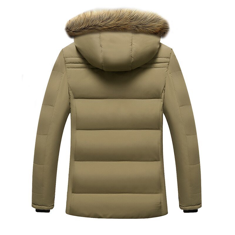 Parka chaude en polaire avec col en fourrure pour homme 1,2 kg "CHAIFENKO - RMX" - | Planète Rando