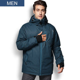 Parka chaude & imperméable à capuche pour homme "COPOZZ – SJK" - Bleu / S | Planète Rando