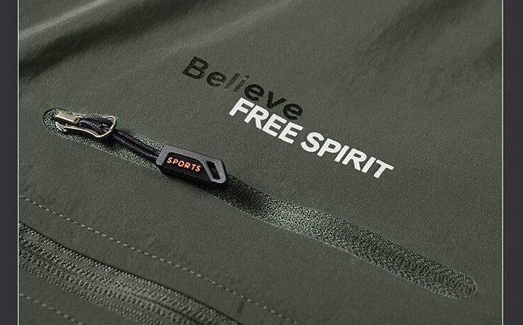 Parka d'hiver chaude à capuche pour homme "Free sport - Believe" - | Planète Rando