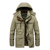 Parka en polaire avec capuche détachable doublure en coton "Jp Vogue - Rought Stock" - khaki / L | Planète Rando