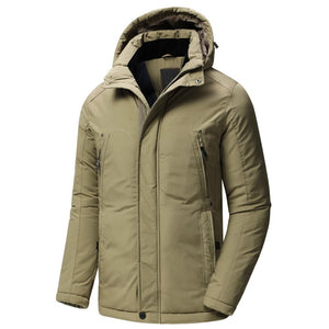 Parka hiver -30°C à capuche polaire & imperméable pour homme 2 kg "TFU - Anle casual" - | Planète Rando