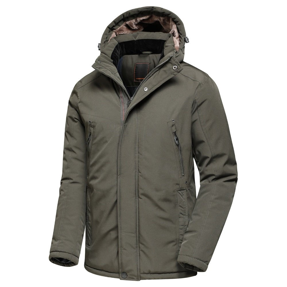 Parka hiver -30°C à capuche polaire & imperméable pour homme 2 kg "TFU - Anle casual" - | Planète Rando