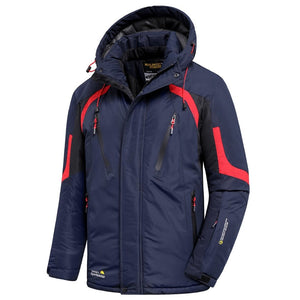 Parka sports d'hiver chaude & imperméable pour homme 1,6 kg "TFU - Shsel Sportswear - 30°C" - Bleu navy / XS / 1 | Planète Rando