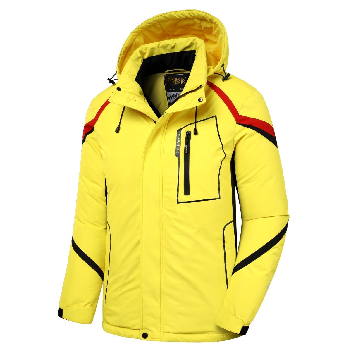 Parka sports d'hiver chaude & imperméable pour homme 1,6 kg "TFU - Shsel Sportswear - 30°C" - Jaune / XS / 2 | Planète Rando