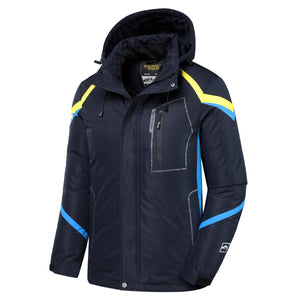 Parka sports d'hiver chaude & imperméable pour homme 1,6 kg "TFU - Shsel Sportswear - 30°C" - Bleu navy / XS / 2 | Planète Rando