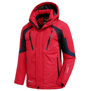 Parka sports d'hiver chaude & imperméable pour homme 1,6 kg "TFU - Shsel Sportswear - 30°C" - Rouge / XS / 1 | Planète Rando