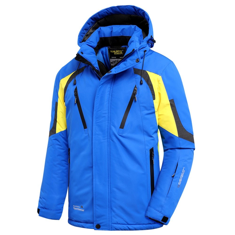 Parka sports d'hiver chaude & imperméable pour homme 1,6 kg "TFU - Shsel Sportswear - 30°C" - Bleu / XS / 1 | Planète Rando