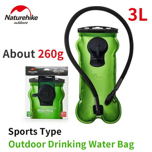 Poche à eau sans BPA pliable 3L 260g "NatureHike - NH30Y030-D" - | Planète Rando