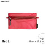 Pochette de rangement / trousse de toilette polyvalente et ultralégere 10g "3F UL GEAR - Volador 2" - Rouge / L | Planète Rando