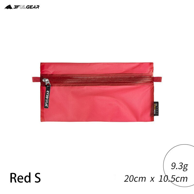 Pochette de rangement / trousse de toilette polyvalente et ultralégere 10g "3F UL GEAR - Volador 2" - Rouge / S | Planète Rando