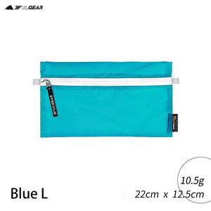 Pochette de rangement / trousse de toilette polyvalente et ultralégere 10g "3F UL GEAR - Volador 2" - Bleu / L | Planète Rando