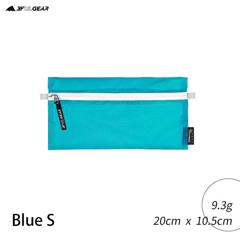 Pochette de rangement / trousse de toilette polyvalente et ultralégere 10g "3F UL GEAR - Volador 2" - Bleu / S | Planète Rando