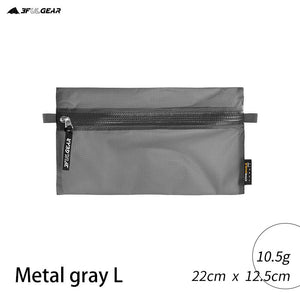 Pochette de rangement / trousse de toilette polyvalente et ultralégere 10g "3F UL GEAR - Volador 2" - Gris foncé / L | Planète Rando