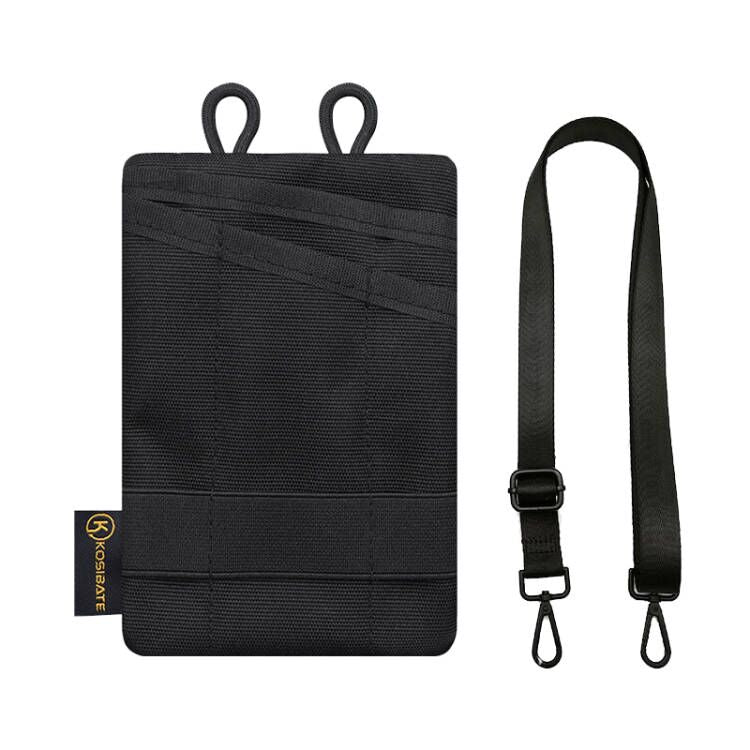 Pochette tactique EDC / mini-portefeuille Molle "Kosibate - H250 mini-poutch" - Noir strap | Planète Rando