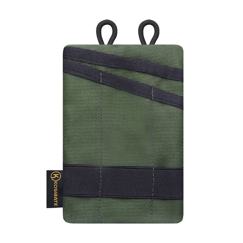 Pochette tactique EDC / mini-portefeuille Molle "Kosibate - H250 mini-poutch" - Vert foncé | Planète Rando