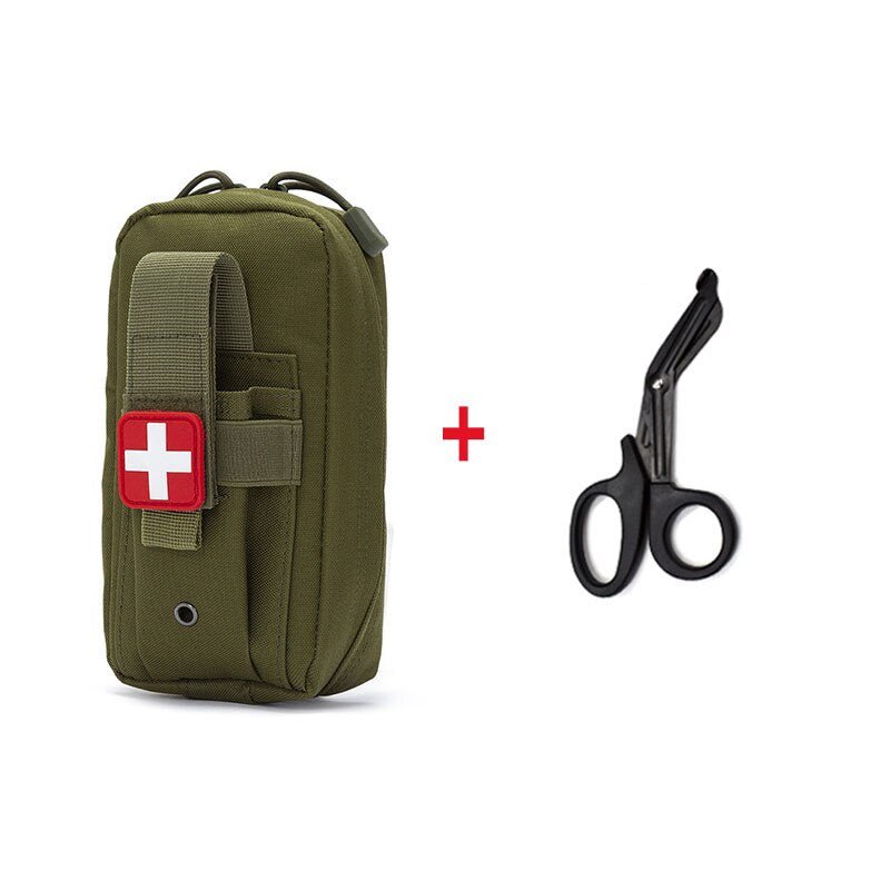 Pochette tactique médicale, IFAK / kit de premiers secours "Clusgo - EMT medik" - Green set B | Planète Rando