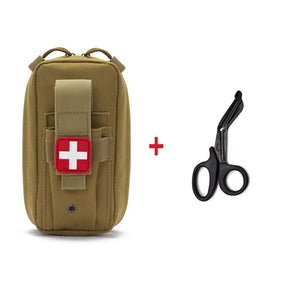 Pochette tactique médicale, IFAK / kit de premiers secours "Clusgo - EMT medik" - TAN set B | Planète Rando