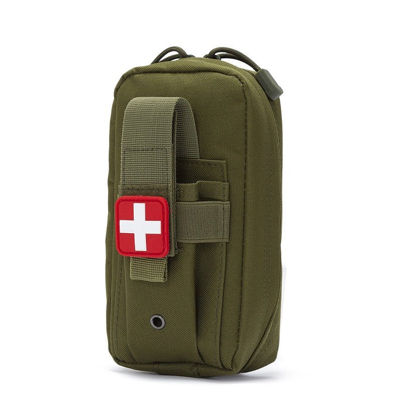 Pochette tactique médicale, IFAK / kit de premiers secours "Clusgo - EMT medik" - green pouch | Planète Rando