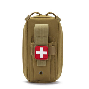 Pochette tactique médicale, IFAK / kit de premiers secours "Clusgo - EMT medik" - tan pouch | Planète Rando