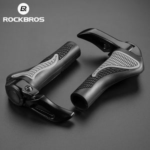 Poignées de vélo VTT antichocs & ergonomiques 300g "ROCKBROS – BT100 series" - | Planète Rando