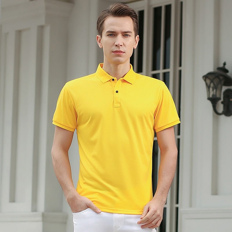 Polo manches courtes pour homme coupe slim "TFU - Casual fit" - Jaune / XS | Planète Rando