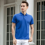 Polo manches courtes pour homme coupe slim "TFU - Casual fit" - Bleu / XS | Planète Rando