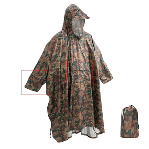 Poncho de pluie 3 en 1 imperméable avec poche centrale "Anyoo - TLM181" - Planète Rando