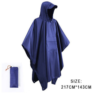 Poncho de pluie 3 en 1 imperméable avec poche centrale "Anyoo - TLM181" - Planète Rando