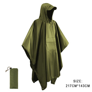 Poncho de pluie 3 en 1 imperméable avec poche centrale "Anyoo - TLM181" - Planète Rando