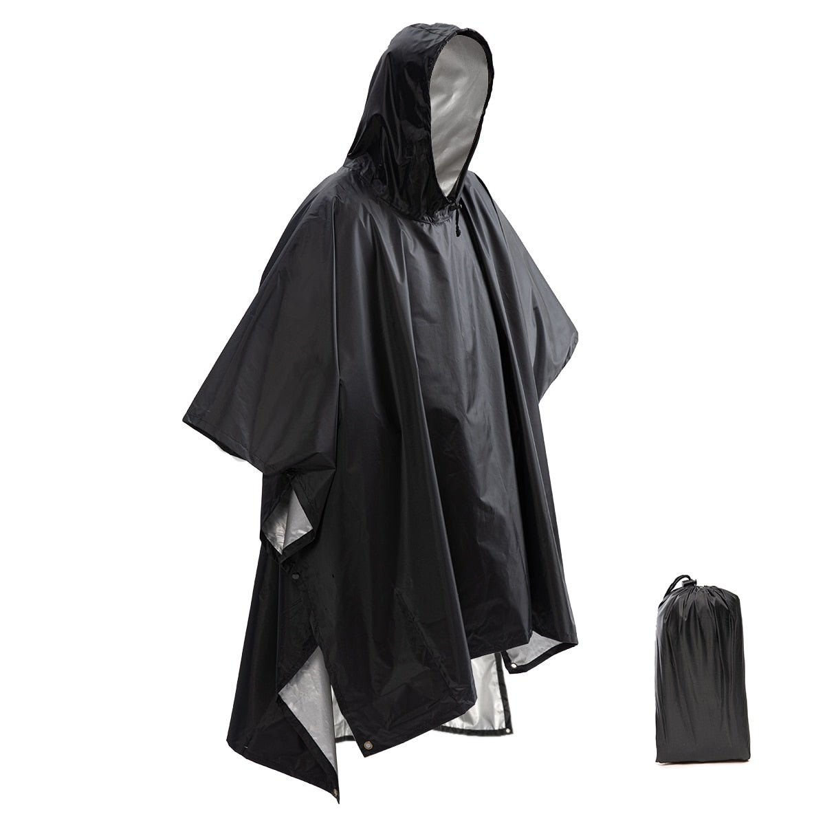 Poncho de pluie 3 en 1 imperméable avec poche centrale "Anyoo - TLM181" - Planète Rando