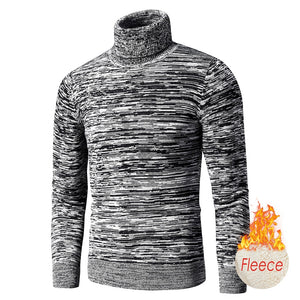 Pull à col roulé en coton et polaire pour homme "TFU - Thermal pull" - Planète Rando