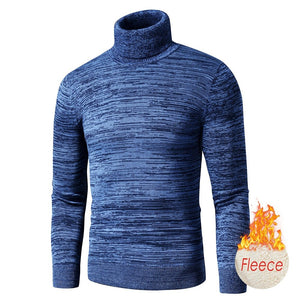 Pull à col roulé en coton et polaire pour homme "TFU - Thermal pull" - Planète Rando